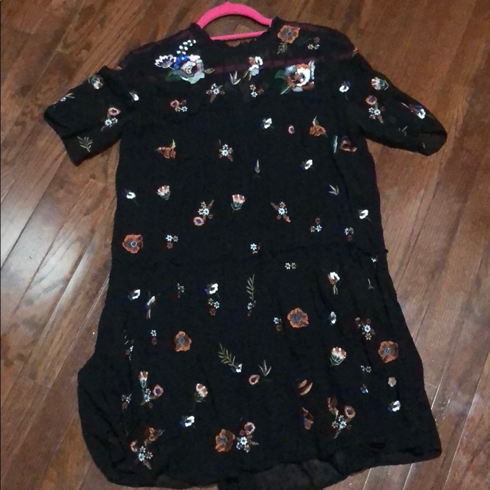 Black beaded dress